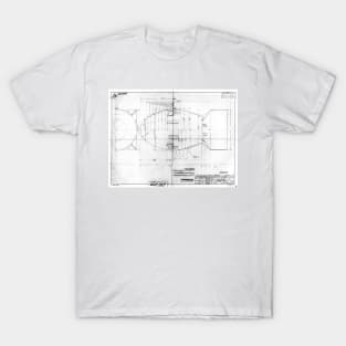 Fat Man atomic bomb blueprint (C021/2942) T-Shirt